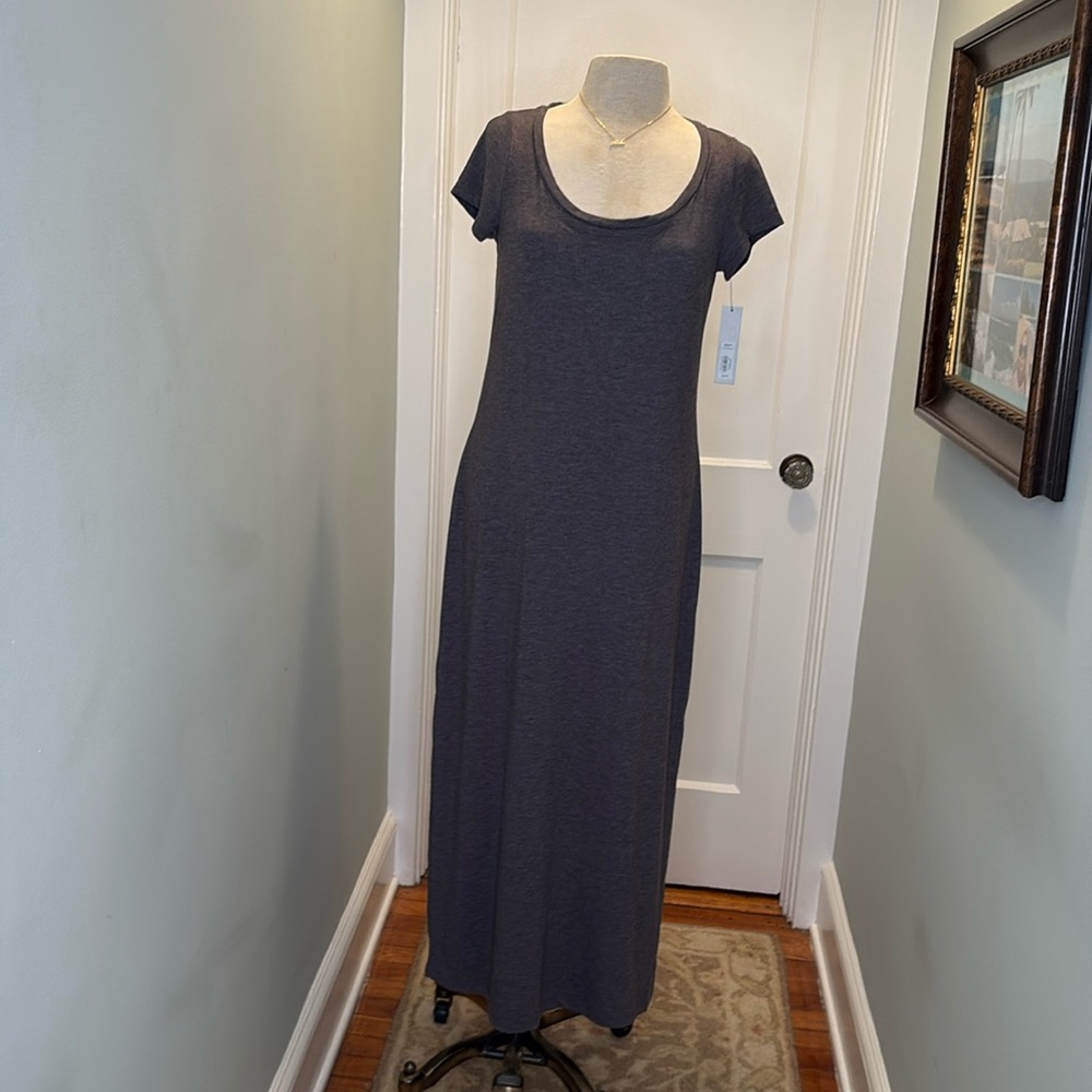 New Apt. 9 Gray Tee Shirt Maxi Dress Medium